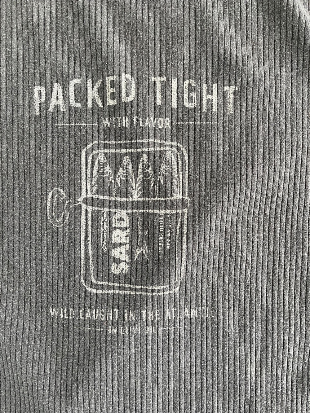 American Eagle Ribbed Graphic Tee M - Picture 3 of 4